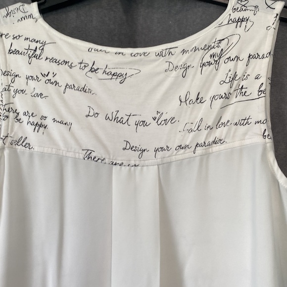 Sleeveless Top, Inspirational notes - Picture 6 of 7